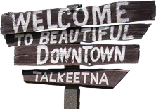 Welcome to beautiful downtown Talkeetna